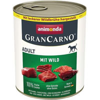 Produktbild von Animonda GranCarno Adult Hundefutter mit Wild und Schwein in Sauce, getreidefrei, 6 x 800 g - 800 g