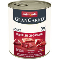 Produktbild von Animonda GranCarno Adult Hundefutter Multifleisch-Cocktail mit Rind und Huhn getreidefrei 6 x 800 g - 6 x 800 g