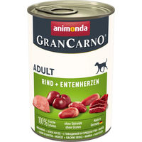 Produktbild von Animonda GranCarno Adult Hundefutter Nassfutter Rind und Ente getreidefrei 6 x 400 g - 6 x 400 g