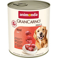 Produktbild von Animonda GranCarno Adult Hundefutter Rind Pastete getreidefrei 6 x 800 g