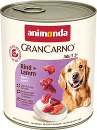 Animonda GranCarno Adult Hundefutter Rind und Lamm mit Stückchen glutenfrei 6 x 800 g – Bild 1 von 1