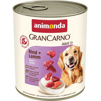 Produktbild von Animonda GranCarno Adult Hundefutter Rind und Lamm mit Stückchen glutenfrei 6 x 800 g
