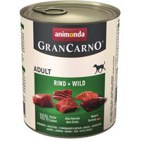 Produktbild von Animonda GranCarno Adult Hundefutter Rind und Wild 6x800g - 6 x 800 g