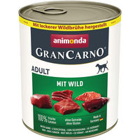 Produktbild von Animonda GranCarno Adult Hundefutter Wild 6x800g - 6 x 800 g