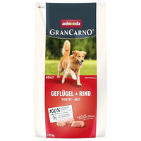 Produktbild von Animonda GranCarno Adult Hundetrockenfutter Geflügel und Rind getreidefrei 12 kg - 12 kg