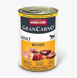 Animonda GranCarno Adult Nassfutter mit Pute und Schwein, getreidefrei, 6 x 400 g - 6 x 400 g – Bild 1 von 12