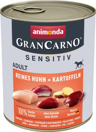 Animonda GranCarno Adult Sensitive Hund Nassfutter Huhn mit Kartoffeln 6 x 800 g - 6 x 800 g – Bild 1 von 7