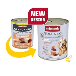 Animonda GranCarno Adult Sensitive Hund Nassfutter Huhn und Reis Monoprotein 6 x 800g - 6 x 800 g – Bild 1 von 9