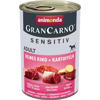 Produktbild von Animonda GranCarno Adult Sensitive Hund Nassfutter Rind und Kartoffel 6 x 400 g - 6 x 400 g
