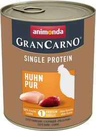 Animonda GranCarno Adult Single Protein Hund Nassfutter Huhn in Sauce 6 x 800g - 6 x 800 g – Bild 1 von 8