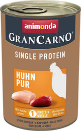 Animonda GranCarno Adult Single Protein Hund Nassfutter Huhn pur 6 x 400 g - 6 x 400 g – Bild 1 von 9
