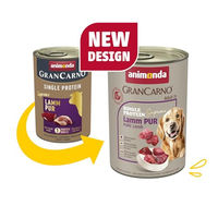 Produktbild von Animonda GranCarno Adult Single Protein Lamm pur Hund Nassfutter Monoprotein 6 x 400g - 6 x 400 g