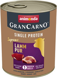 Animonda GranCarno Adult Single Protein Supreme Hundefutter Lamm Monoprotein 6 x 800 g - 6 x 800 g – Bild 1 von 5