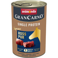Produktbild von Animonda GranCarno Adult Single Protein Supreme Hundefutter Ross pur Monoprotein 6 x 400 g - 6 x 400 g