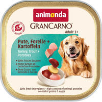 Produktbild von Animonda GranCarno Country Hundefutter Adult Pute Forelle Kartoffel 22 x 150 g getreidefrei - 22 x 150 g