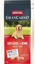 Produktbild von Animonda GranCarno Getreidefreies Trockenfutter Senior Geflügel und Rind 1 kg - 1 kg