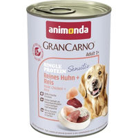 Produktbild von Animonda GranCarno Hund Nassfutter Sensitiv Huhn mit Reis Adult glutenfrei 6 x 400g