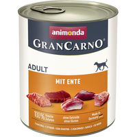 Produktbild von Animonda GranCarno Hundefutter Adult Ente und Schwein getreidefrei 6 x 800 g - 6 x 800 g