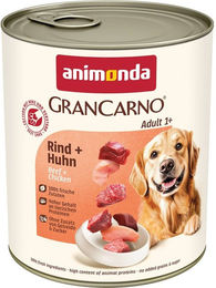 Produktbild von Animonda GranCarno Hundefutter Adult mit Rind und Huhn 6x800g