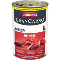 Produktbild von Animonda GranCarno Junior Hund Nassfutter Pute Stückchen in Sauce Getreidefrei 6 x 400 g - 6 x 400 g