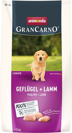 Produktbild von Animonda GranCarno Junior Hundefutter Geflügel und Lamm getreidefrei 2 x 12 kg - 2 x 12 kg