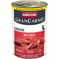 Produktbild von Animonda GranCarno Junior Hundefutter Pute Stückchen in Sauce 6x400g - 6 x 400 g