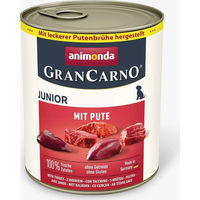 Produktbild von Animonda GranCarno Junior Hundefutter Pute Stückchen in Sauce getreidefrei 800 g - 6 x 800 g