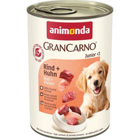 Produktbild von Animonda GranCarno Junior Hundefutter Rind und Huhn 24x400g