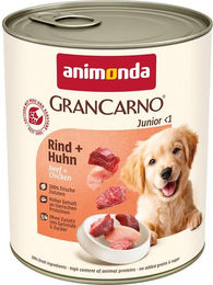 Produktbild von Animonda GranCarno Junior Hundefutter Rind und Huhn 24x800g