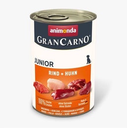 Animonda GranCarno Junior Hundefutter Rind und Huhn getreidefrei 6 x 400 g - 6 x 400 g – Bild 1 von 12