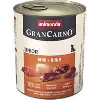 Produktbild von Animonda GranCarno Junior Hundefutter Rind und Huhn getreidefrei 800 g - 6 x 800 g