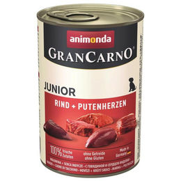 Produktbild von Animonda GranCarno Junior Hundefutter Rind und Pute 6x400g