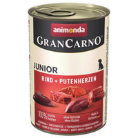 Produktbild von Animonda GranCarno Junior Hundefutter Rind und Pute 6x400g