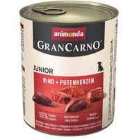 Produktbild von Animonda GranCarno Junior Hundefutter Rind und Pute 6x800g - 6 x 800 g