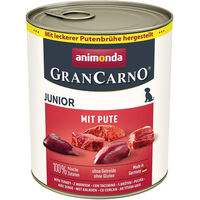 Produktbild von Animonda GranCarno Junior Hundefutter Stückchen in Sauce mit Pute 6x800g - 6 x 800 g