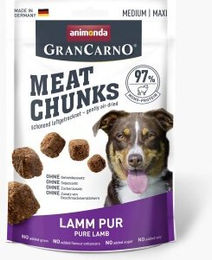 Produktbild von Animonda GranCarno Meat Chunks Adult Hundefutter Lamm 6x80 g - 6 x 80 g