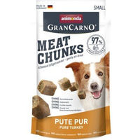 Produktbild von Animonda GranCarno Meat Chunks Adult Hundefutter Pute Monoprotein 8x60 g - 8 x 60 g