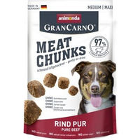 Produktbild von Animonda GranCarno Meat Chunks Adult Hundefutter Rind getreidefrei mit hohem Fleischanteil 6x80 g - 6 x 80 g