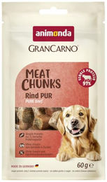 animonda GranCarno Meat Chunks Hundeleckerli Rind pur 60g – Bild 1 von 1