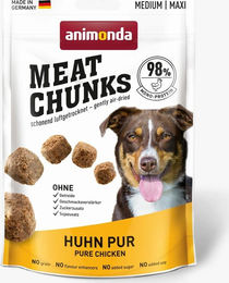 Animonda GranCarno Meat Chunks Hundesnack Huhn Pur Adult Getreidefrei Monoprotein 80g - 6 x 80 g – Bild 1 von 6