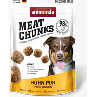 Produktbild von Animonda GranCarno Meat Chunks Hundesnack Huhn Pur Adult Getreidefrei Monoprotein 80g - 6 x 80 g