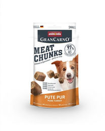 Animonda GranCarno Meat Chunks Hundesnack Pute Pur getreidefrei und monoprotein 60 g - 60 g – Bild 1 von 10