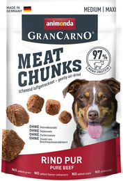 Animonda GranCarno Meat Chunks Hundesnack Rind Adult getreidefrei monoproteinisch 80g - 6 x 80 g – Bild 1 von 5