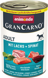 Animonda GranCarno Nassfutter Lachs für adulte Hunde getreidefrei und glutenfrei 6x 400 g - 6 x 400 g – Bild 1 von 2
