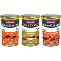 Produktbild von Animonda GranCarno Original Hund Nassfutter Adult Getreidefrei Geflügel und Ente 6 x 400 g - 6 x 400 g