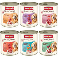 Produktbild von Animonda GranCarno Original Hund Nassfutter Adult Herzhafte Variation Mixpaket 6 x 800 g Getreidefrei mit Rind und Lamm - 6 x 800 g