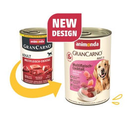 Animonda GranCarno Original Hund Nassfutter Adult Multifleisch Cocktail 24x400 g - 24 x 400 g – Bild 1 von 2