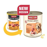 Produktbild von Animonda GranCarno Original Hund Nassfutter Adult Pute 12x800 g - 12 x 800 g