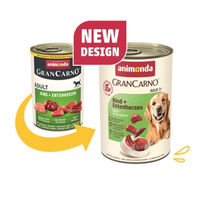 Produktbild von Animonda GranCarno Original Hund Nassfutter Adult Rind und Ente 6x400 g - 6 x 400 g