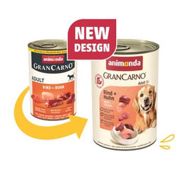 Animonda GranCarno Original Hund Nassfutter Adult Rind und Huhn 6x400 g - 6 x 400 g – Bild 1 von 2
